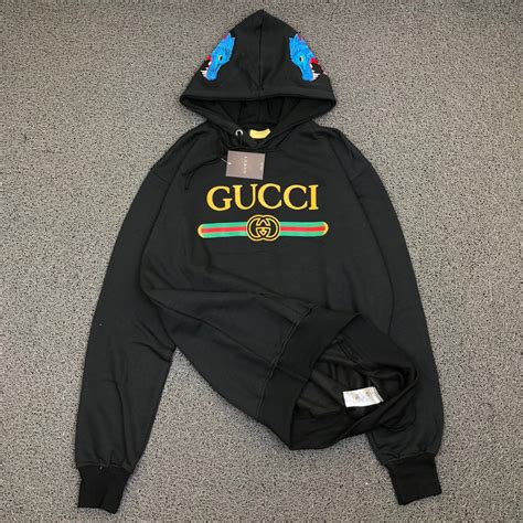 jaket gucci pria original|Gucci hooded jacket.